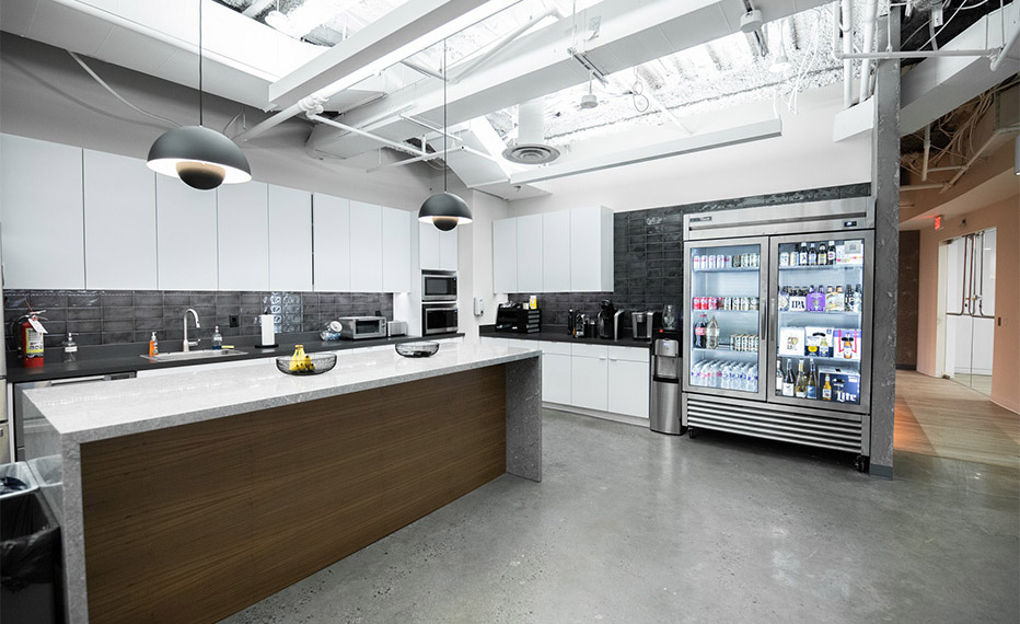 Digney York Associates kitchen area