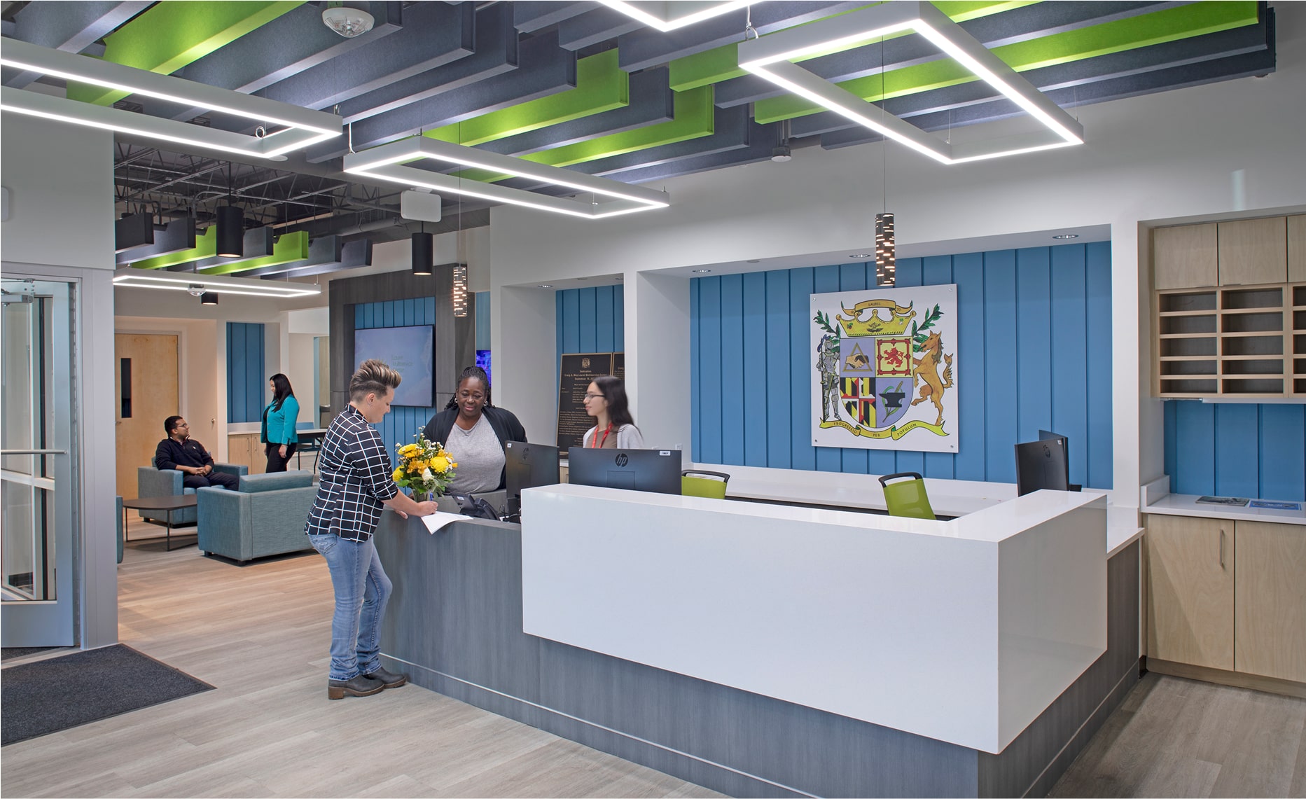 Arium AEC Firm City of Laurel Multiservice Center Entrance