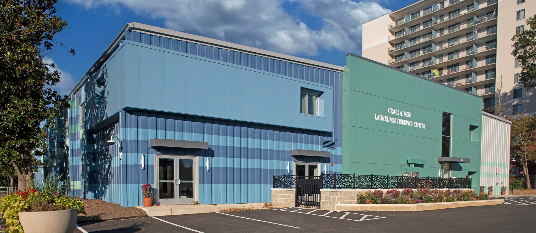 Arium AEC Firm City of Laurel Multiservice Center Exterior