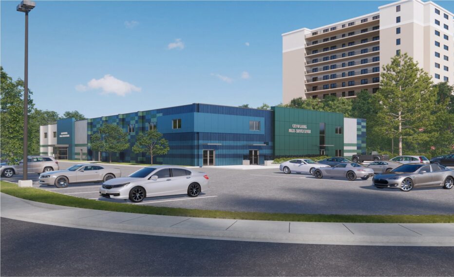 Arium AEC Firm City of Laurel Multiservice Center Exterior