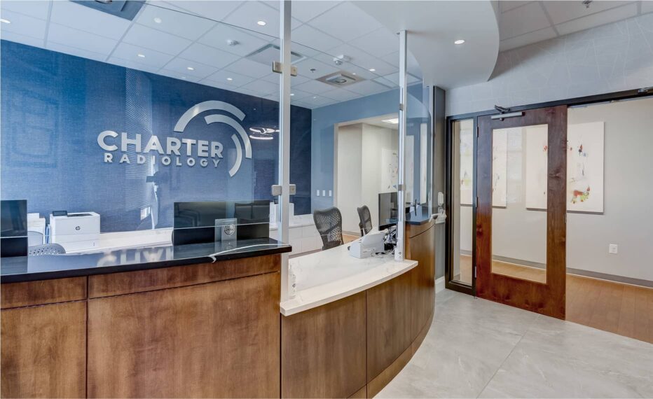 Arium AEC Firm Designs Charter Radiology Front Desk