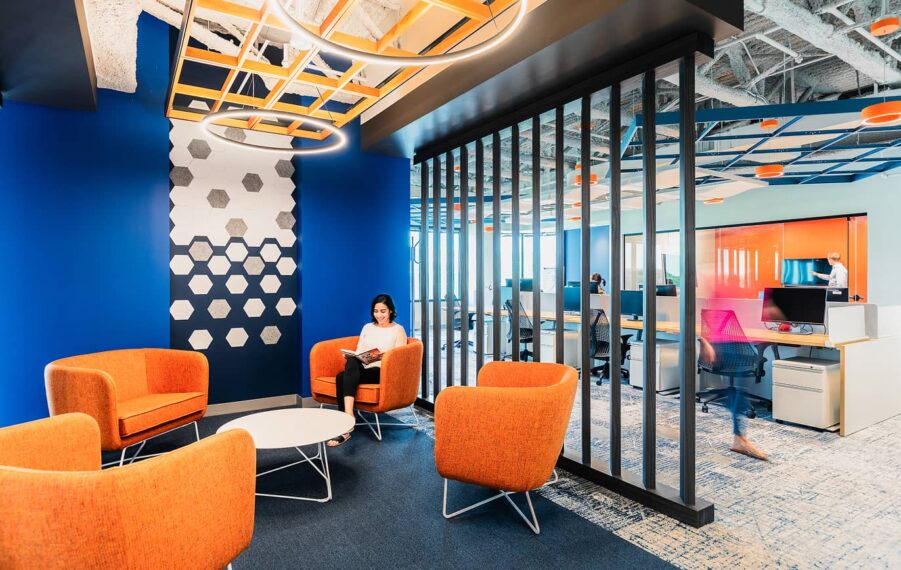 Arium AE AEC Firm Designs CRISP Shared Services Sitting Space