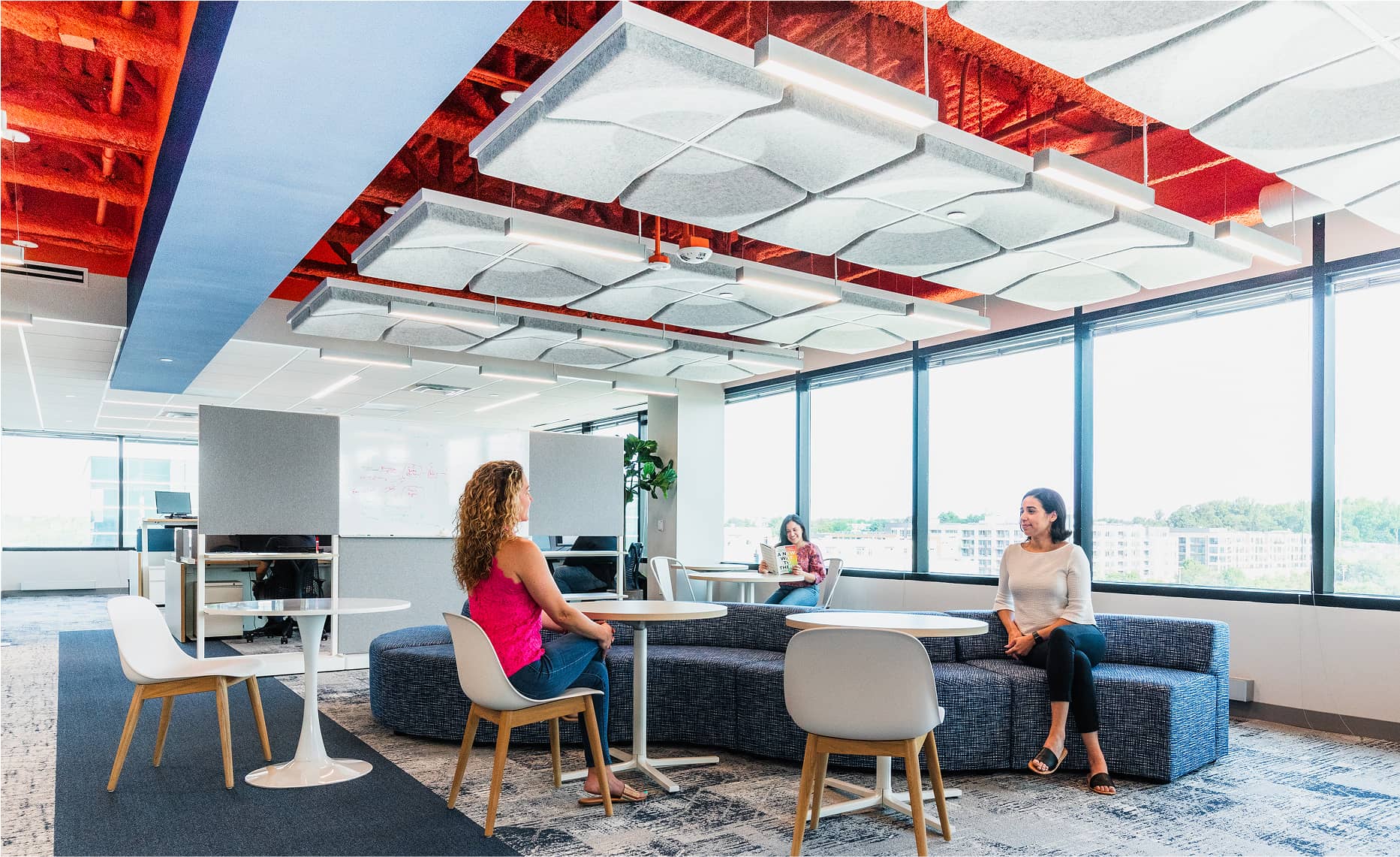 Arium AE AEC Firm Designs CRISP Shared Services Communal Work Area