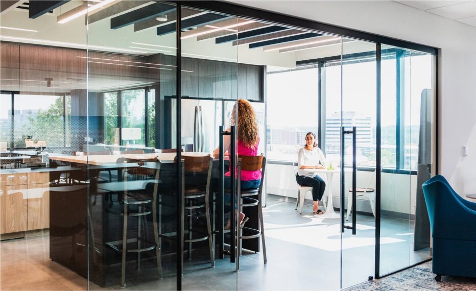 Arium AE AEC Firm Designs CRISP Shared Services Office Kitchen