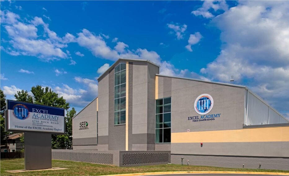 Arium AEC Firm Excel Academy Building Front