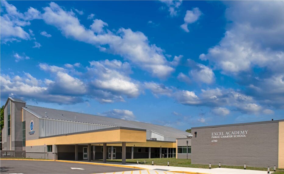 Arium AEC Firm Excel Academy Building Front