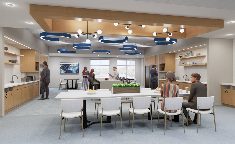 Arium AEC Firm High-Tech Electronics Manufacturing Breakroom