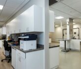 Bayside Animal Medical Center interior with desk