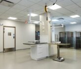 Bayside Animal Medical Center interior with kennels