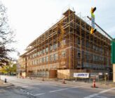 Charleston Catholic High School exterior construction