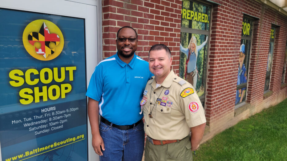 Don at Scout shop