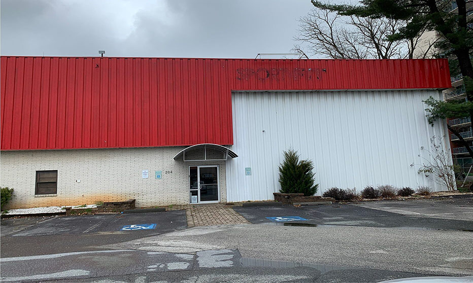 Laurel Multiservice Center building before construction started