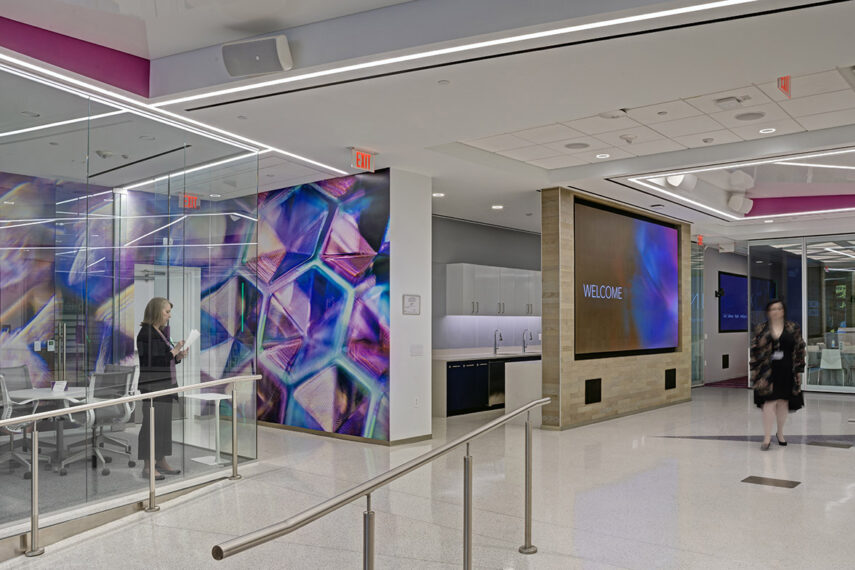 Leidos office lobby
