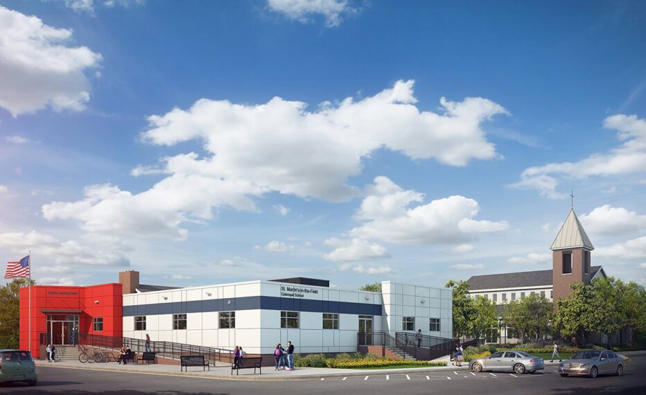 St. Martins Episcopal School exterior rendering