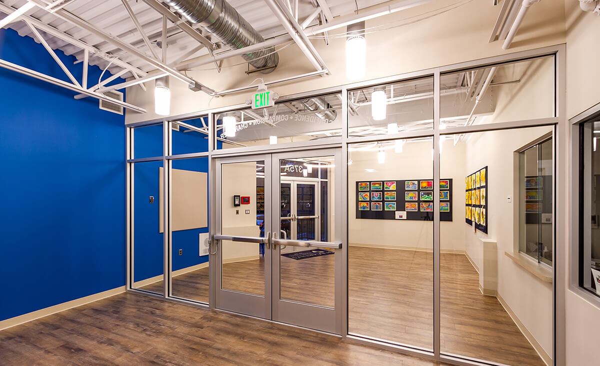 St. Martins Episcopal School interior of vestibule