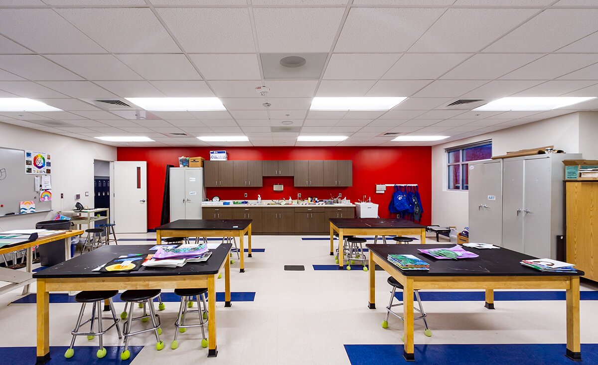 St. Martins Episcopal School interior of classroom