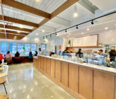 Tostique interior with ordering counter