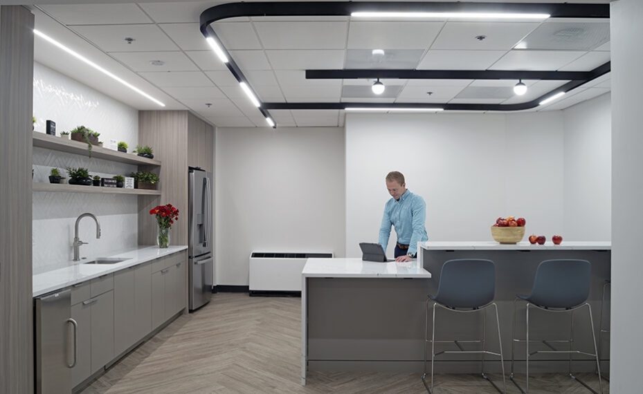DC Conference Center interior of breakroom space