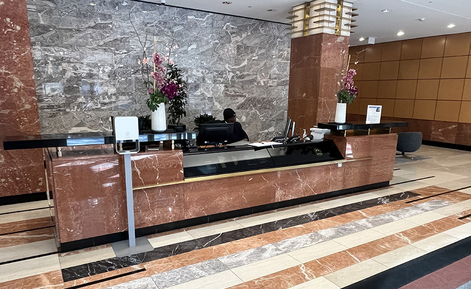 K Street Lobby before photo