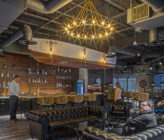 Kudu Dynamics office interior photo of amenity space from the left side