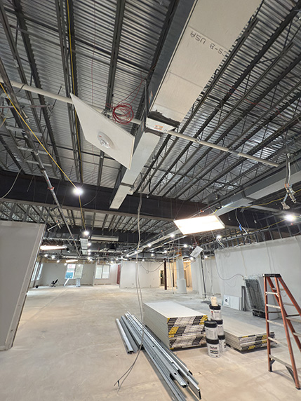 Ally Behavior Center under construction in Baltimore interior image