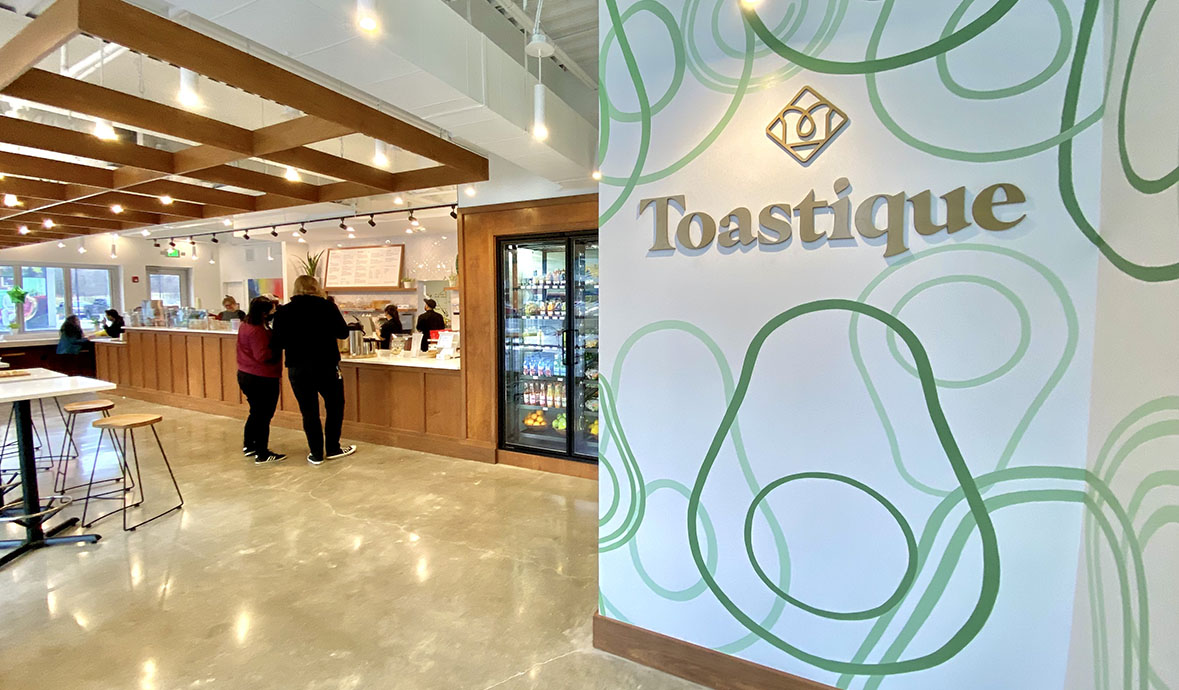 Toastique interior of restaurant