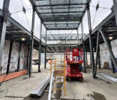 Alpha Biosciences exterior view under construction from April 2