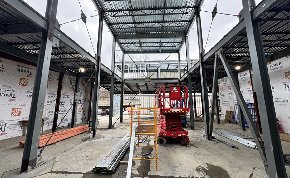 Alpha Biosciences exterior view under construction from April 2