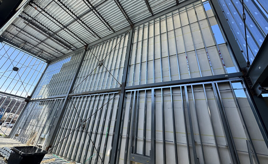 Alpha Biosciences inside structure view under construction from April 2