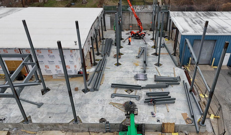 Alpha Biosciences exterior under construction