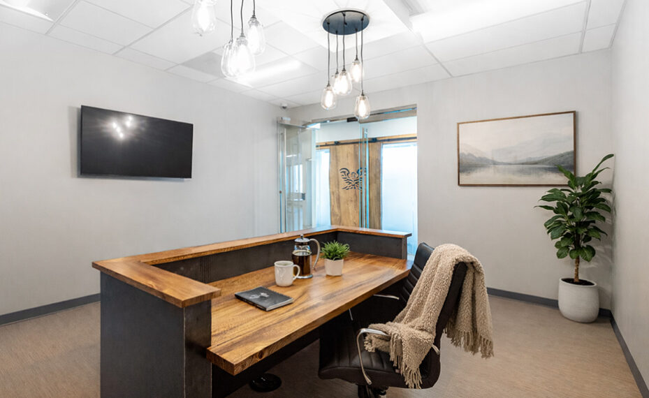 Tensley office interior lobby entrance