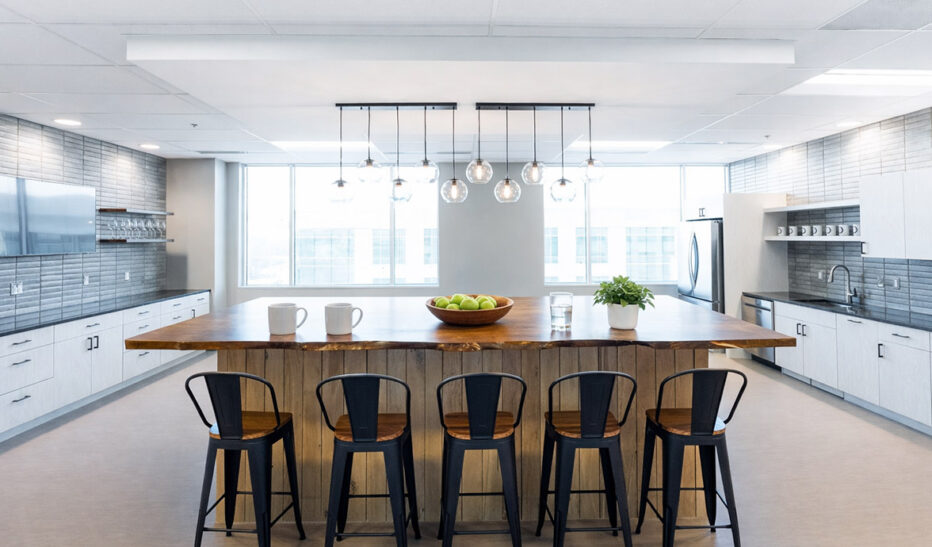 Tensley office breakroom interior