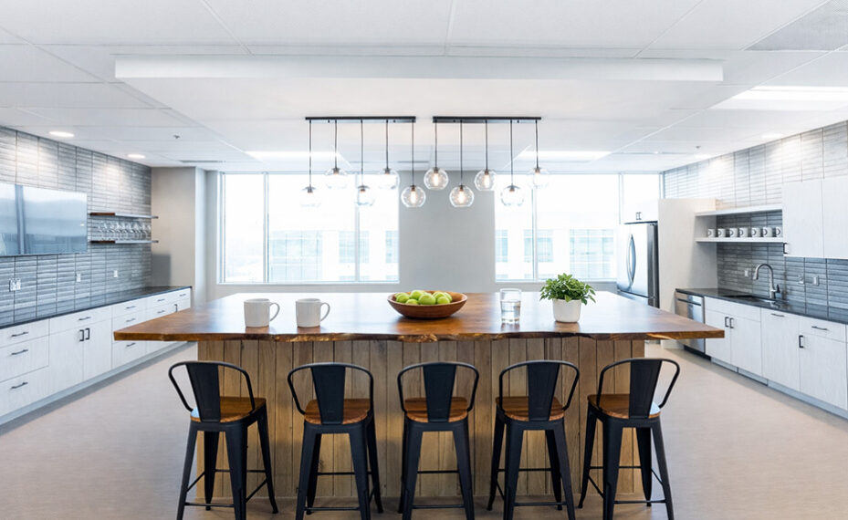 Tensley office breakroom interior version two