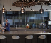 Global Technology Company interior kitchenette