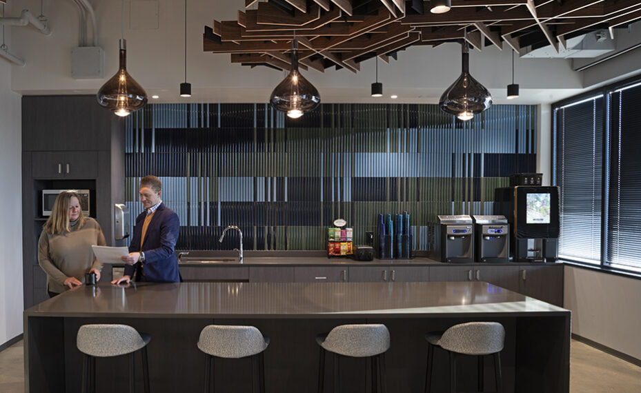 Global Technology Company interior kitchenette