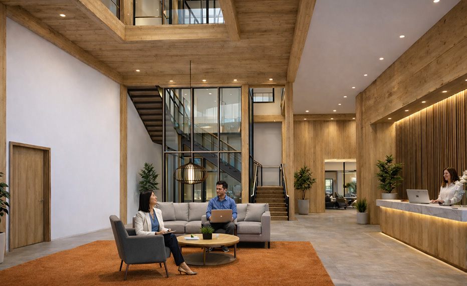 Mass Timber interior version 2