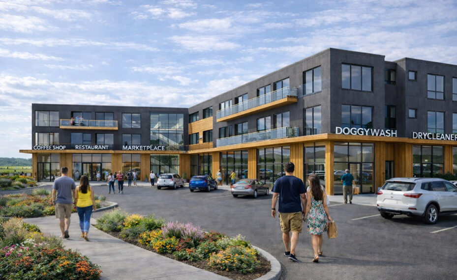 Mass Timber retail exterior