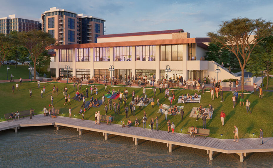 Columbia Lakefront District redevelopment rendering
