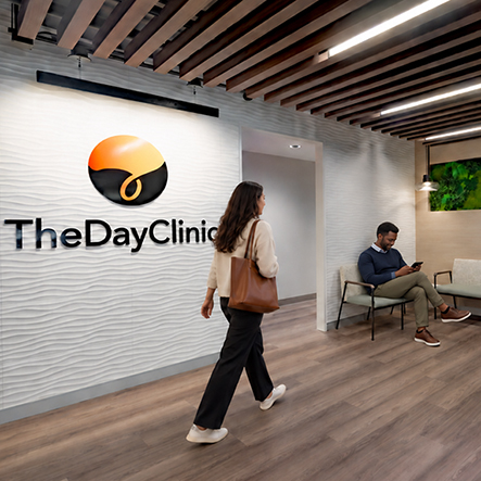 The Day Clinic patient waiting area