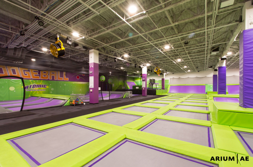 Atomic Trampoline AriumAE · Architecture, Engineering